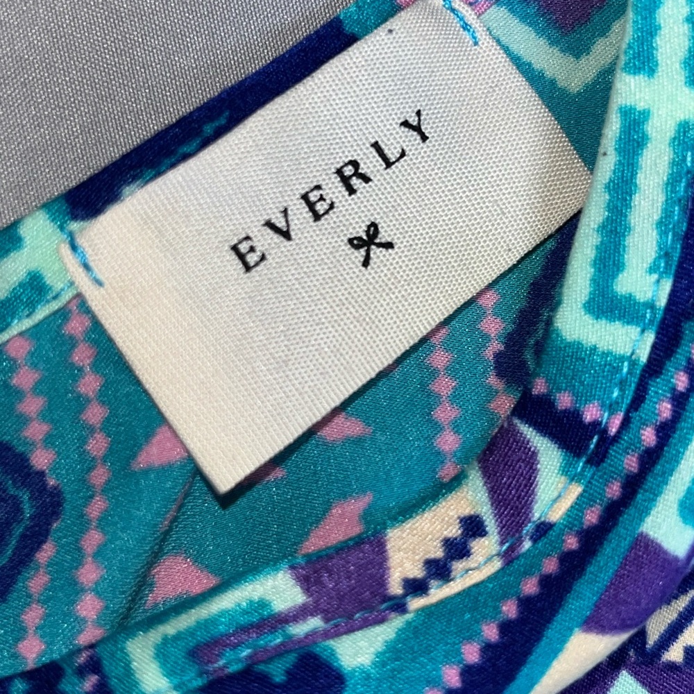 Everly Geometric Patterned Kids‎ Shirt Size Small - Picture 3 of 6